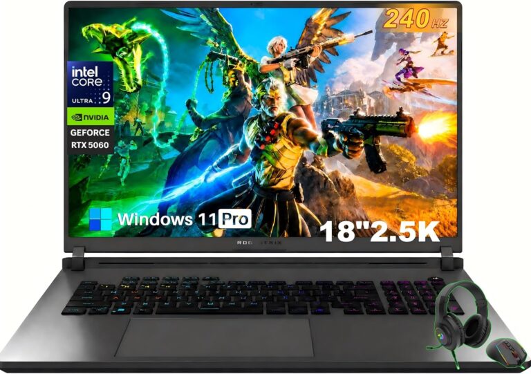 ASUS ROG Strix G18 18-Inch Gaming Laptop, Intel 24-Core Ultra 9 275HX (Up to 5.4GHz), RTX 5060 Laptop GPU