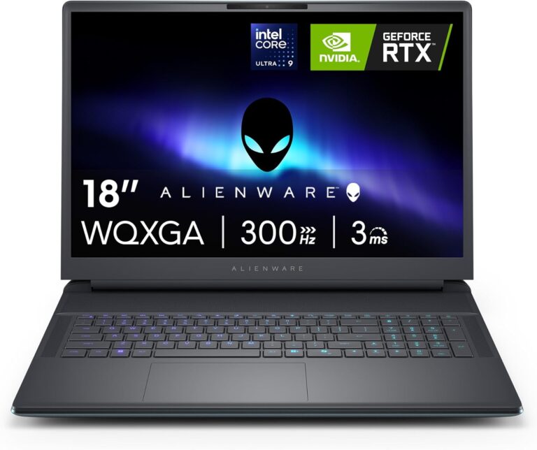 Alienware 18 Area-51 Gaming Laptop AA18250-18-inch QHD+ 300Hz 3ms Display