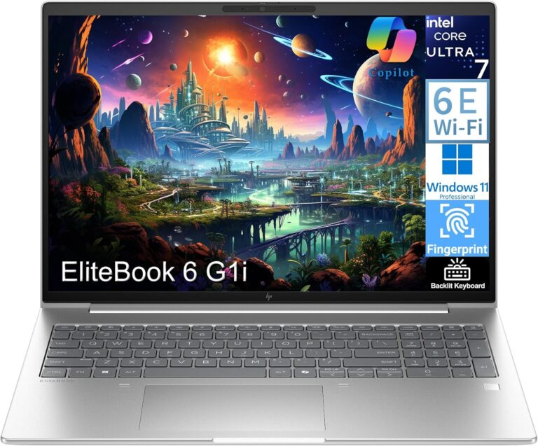 HP EliteBook 6 G1i Laptop Computer with Intel Ultra 7 255U